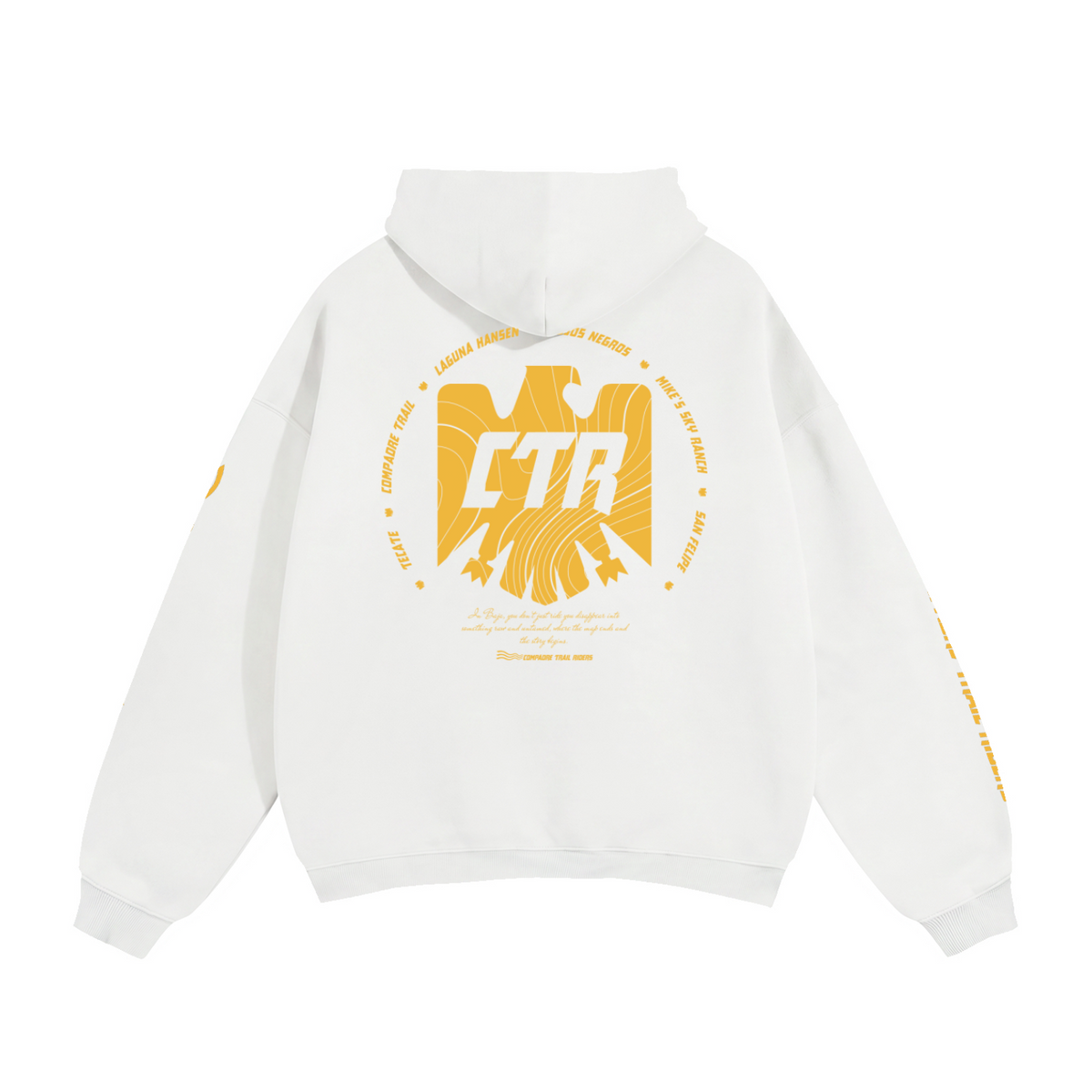 Logolines "San Felipe Ride" Oversize Fleeced Hoodie